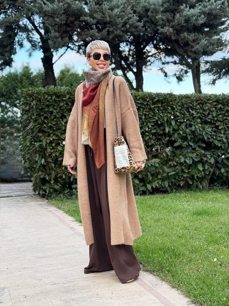 CAMEL SALAŞ UZUN TRİKO HIRKA