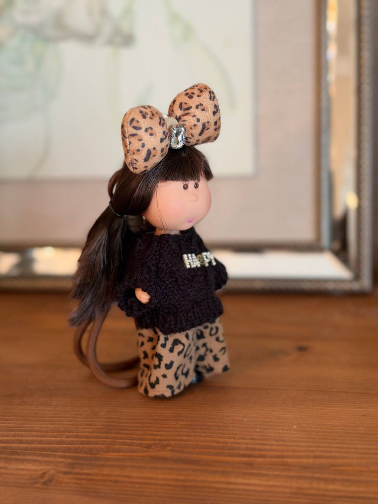 CHARM BEBEK AKSESUAR SİYAH LEOPAR