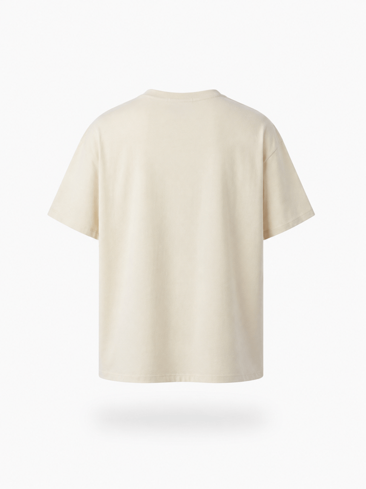 EKRU ITALIA BASKILI TSHIRT