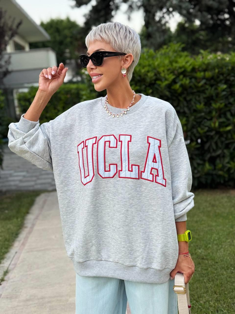 GRAY CREWNECK UCLA SWEATSHIRT