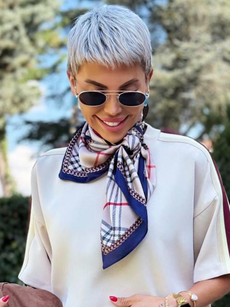 LONDON LUXE DESENLİ FULAR