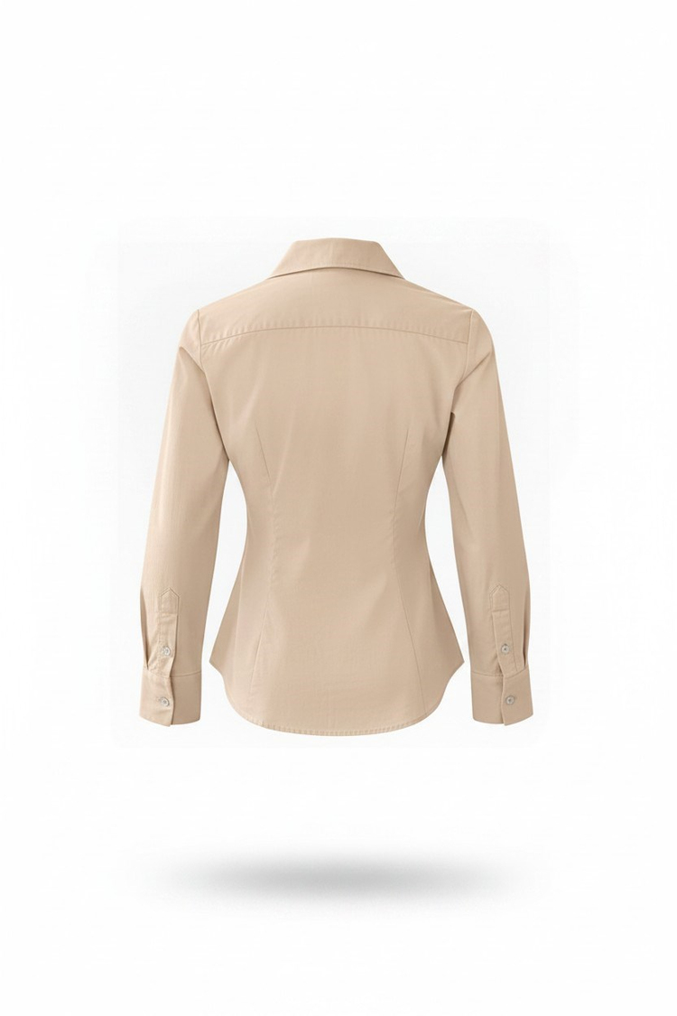 NAKIŞLI SLIM FIT GÖMLEK TAŞ