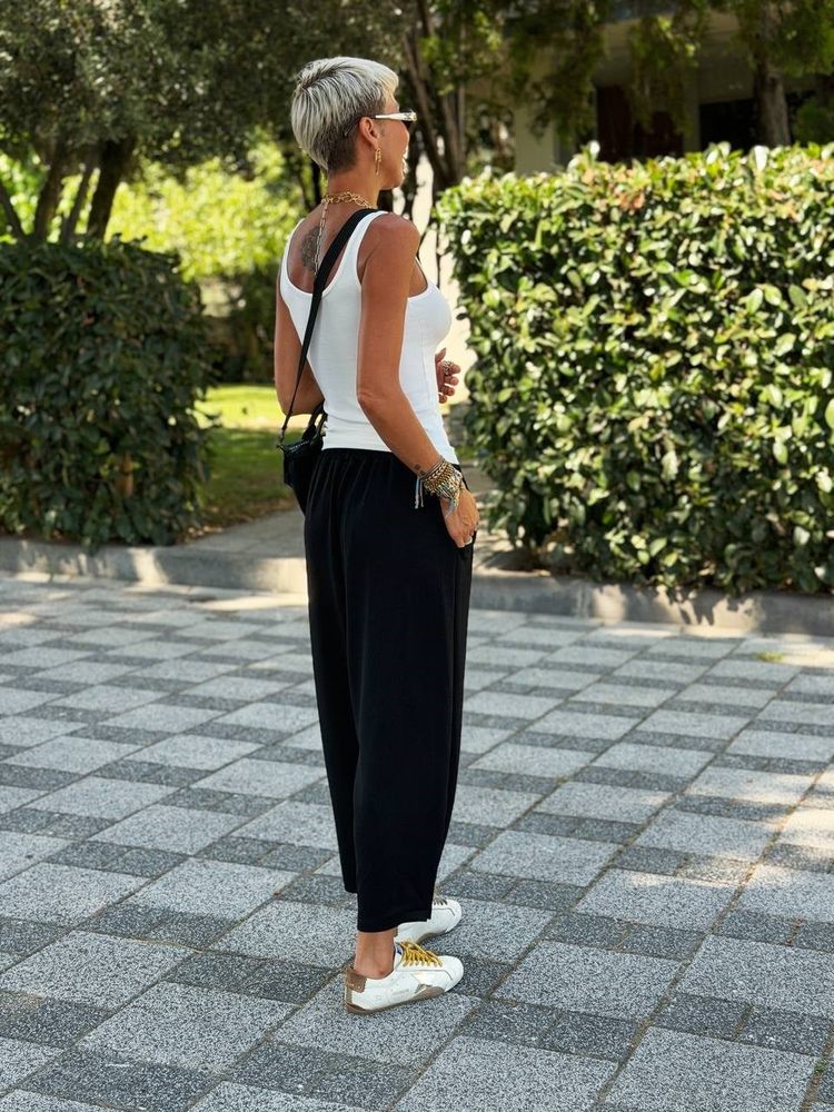 Şalvar Model Modal Pantolon - Kahve