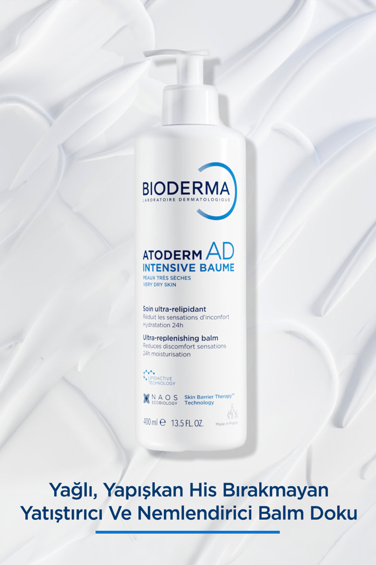 Atoderm AD Intensive Balm Atopik Cilt Kaşıntı Karşıtı Nemlendirici Krem 400 ml