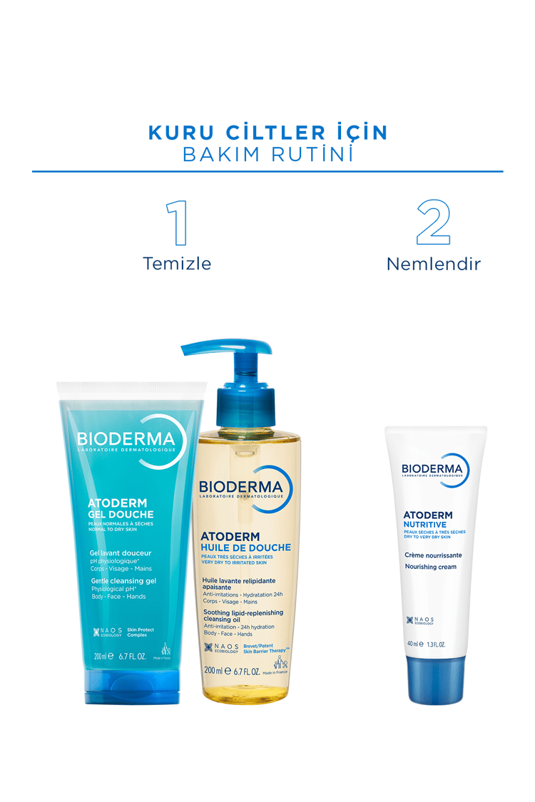 Bioderma Atoderm Nutriotion Cream Çok Kuru ve Olgun Cilt için Nemlendirici Yüz Kremi 40 ml