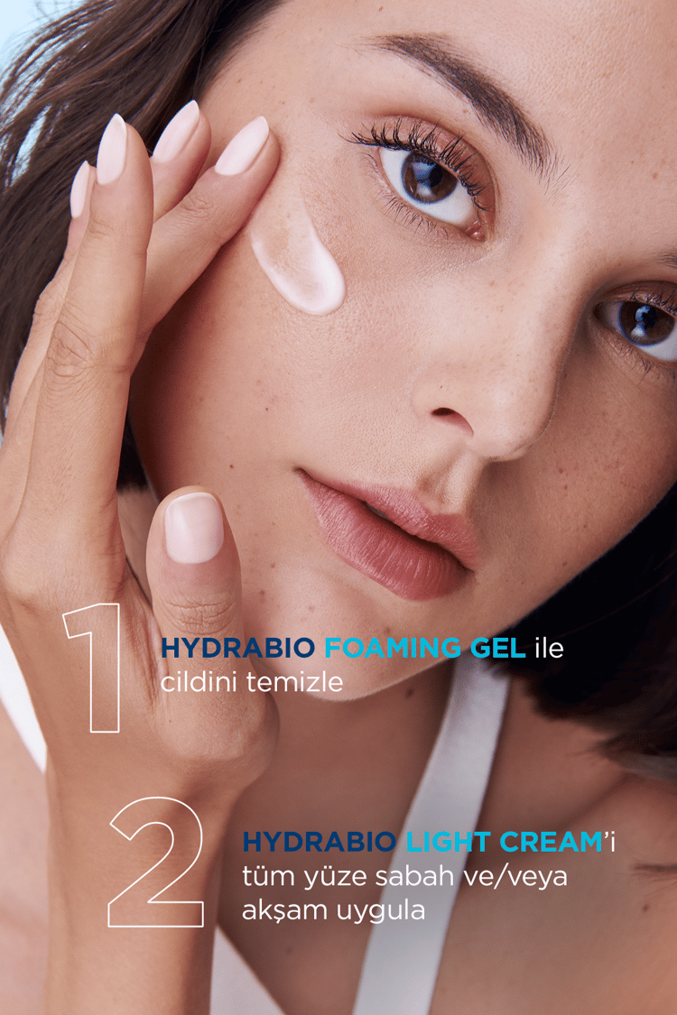 Bioderma Hydrabio Light Hyaluronik Asit İçeren Su Bazlı Nemlendirici Yüz Kremi 40 ML