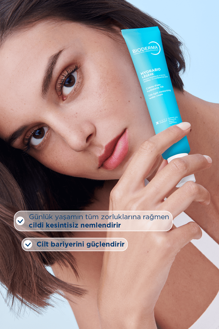 Bioderma Hydrabio Light Hyaluronik Asit İçeren Su Bazlı Nemlendirici Yüz Kremi 40 ML