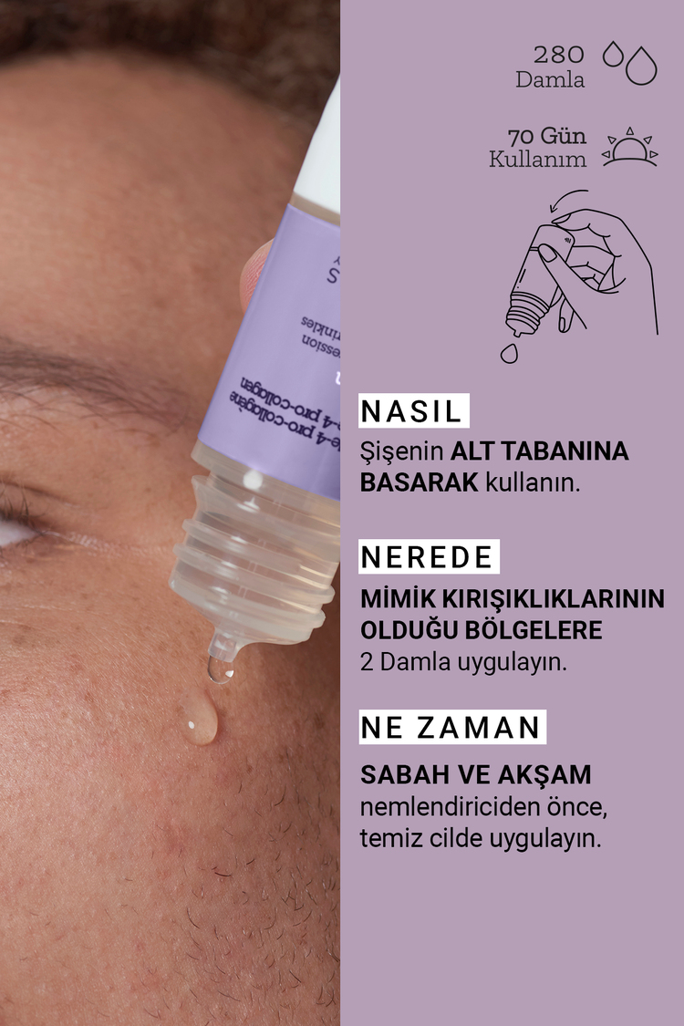 Pure Active Peptit-4 Pro Kolajen Cilt Dolgunlaştırıcı  Saf Konsantre Bakım Serumu 15 ml
