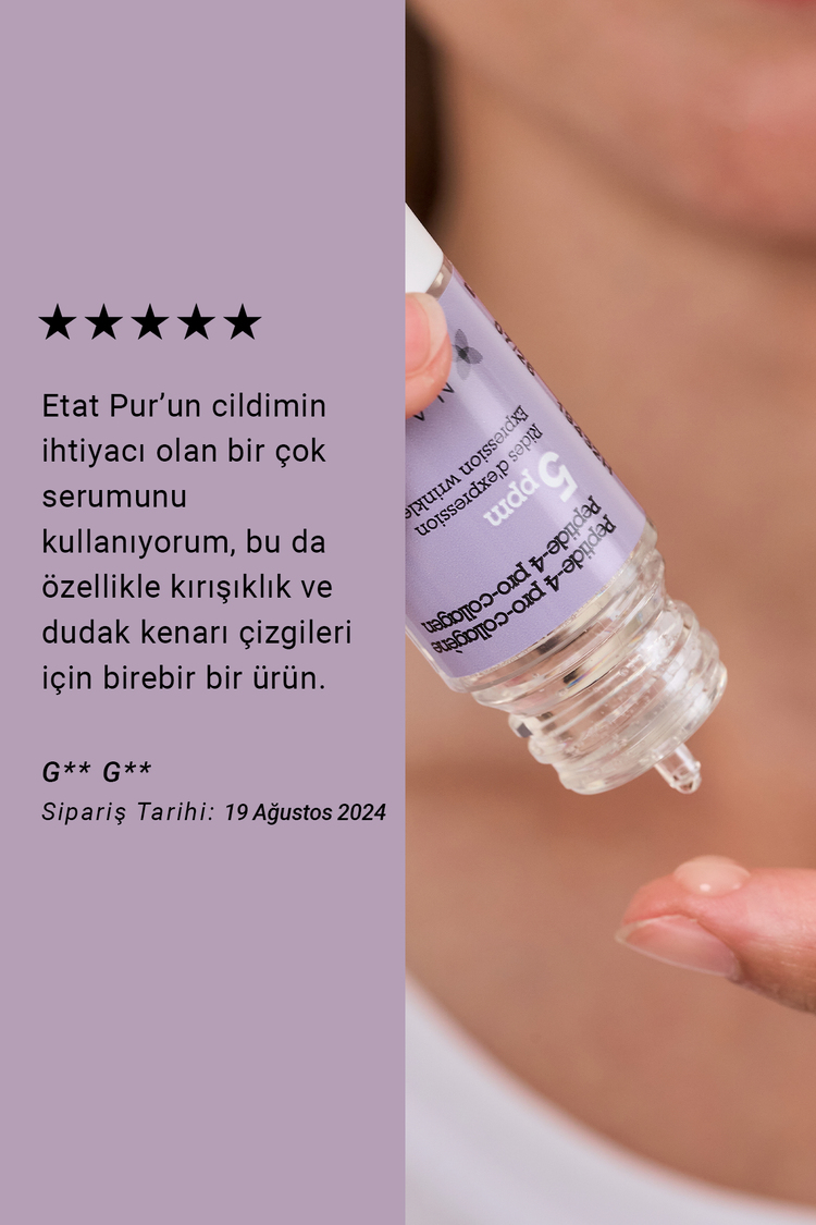 Pure Active Peptit-4 Pro Kolajen Cilt Dolgunlaştırıcı  Saf Konsantre Bakım Serumu 15 ml