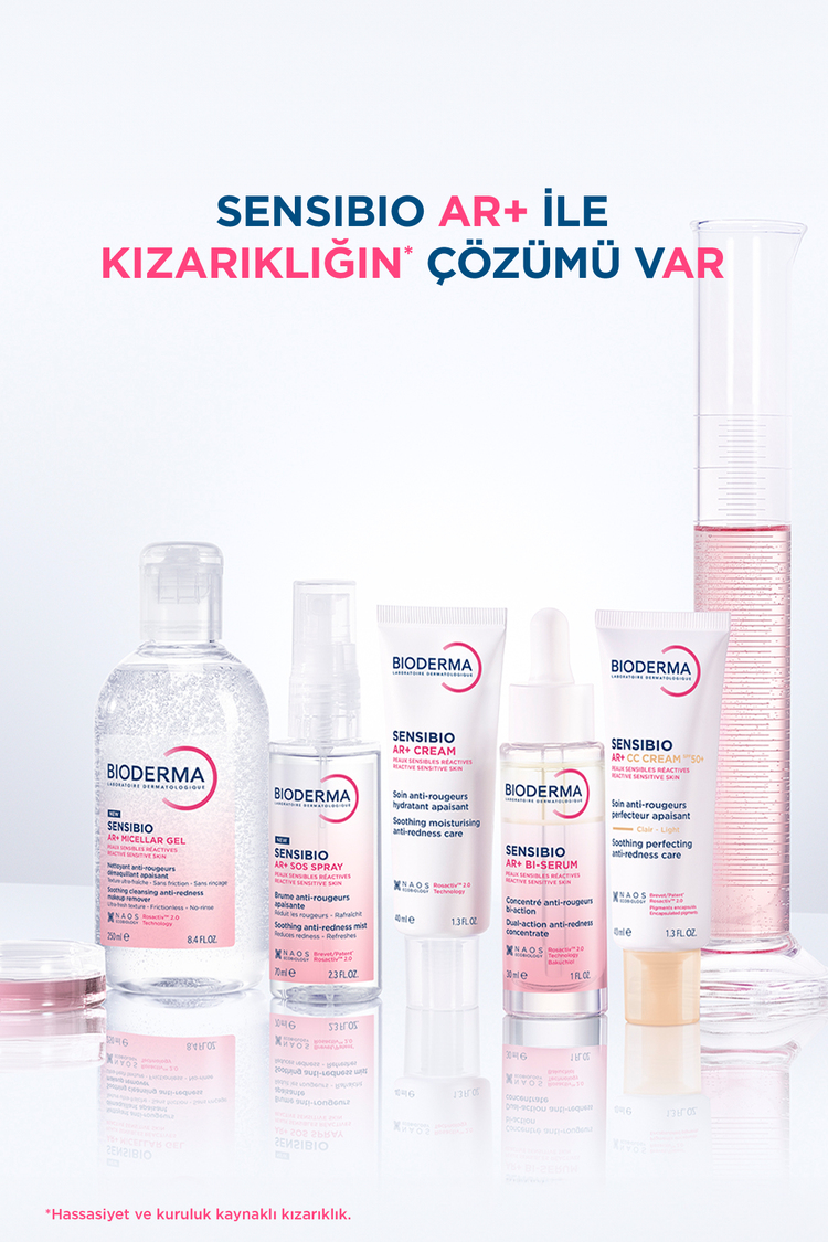 Sensibio AR+ CC Cream SPF50+ Güneş Koruyuculu Kızarıklık Karşıtı Renkli Nemlendirici Krem 40 ML