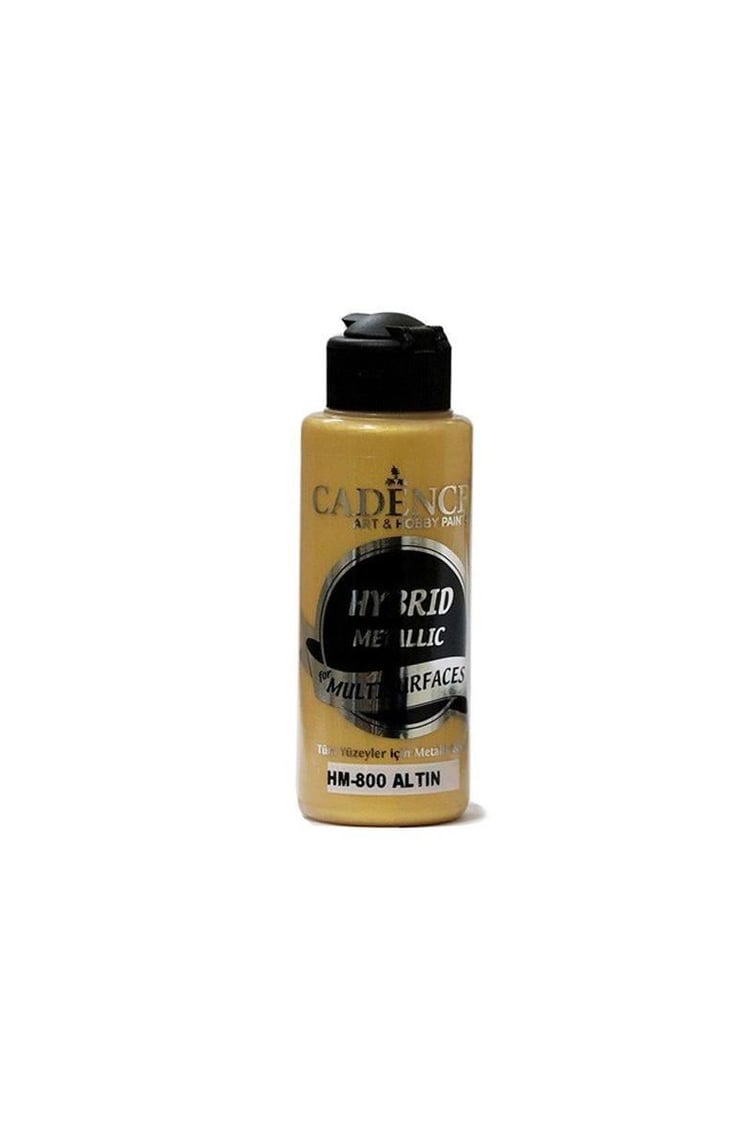 Cadence HM-800 Altın Hybrid Metalik Akrilik Boya 120ml 