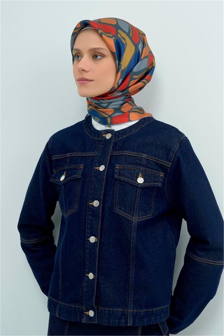 Armine Dj Saf İpek Eşarp 9504D (S) - 58