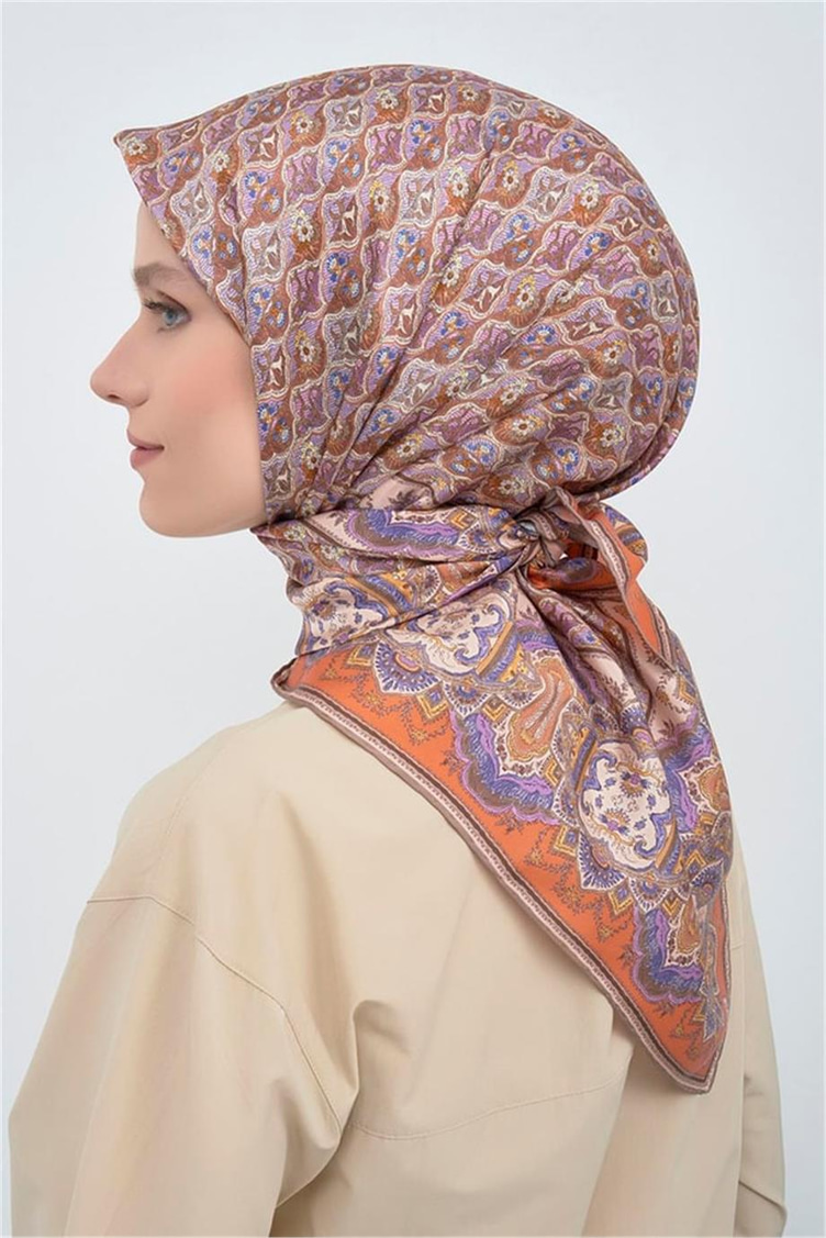 Armine Dj Saf İpek Eşarp 9518D (S) - 34