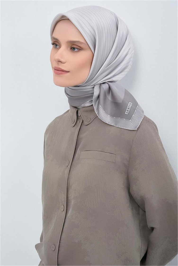 Armine Dj Saf İpek Eşarp 9526D (S) - 81