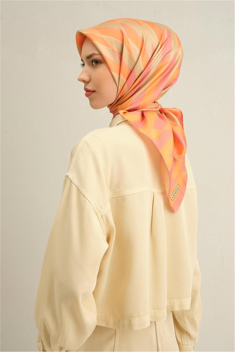 Armine Sura Saf İpek Eşarp 9325 56