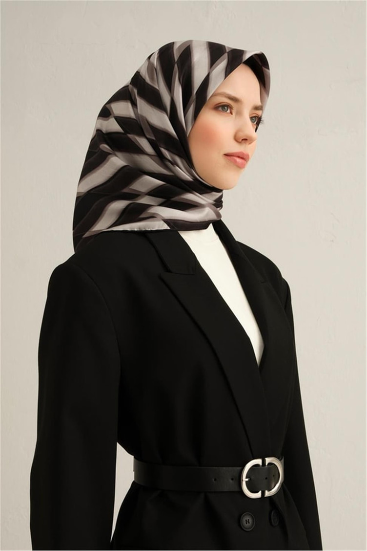 Armine Twill Saf İpek Eşarp 9325 80
