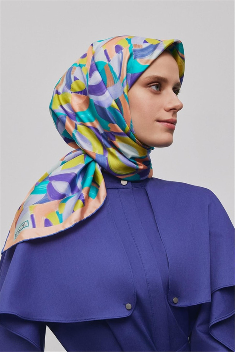 Armine Twill Saf İpek Eşarp 9329 05