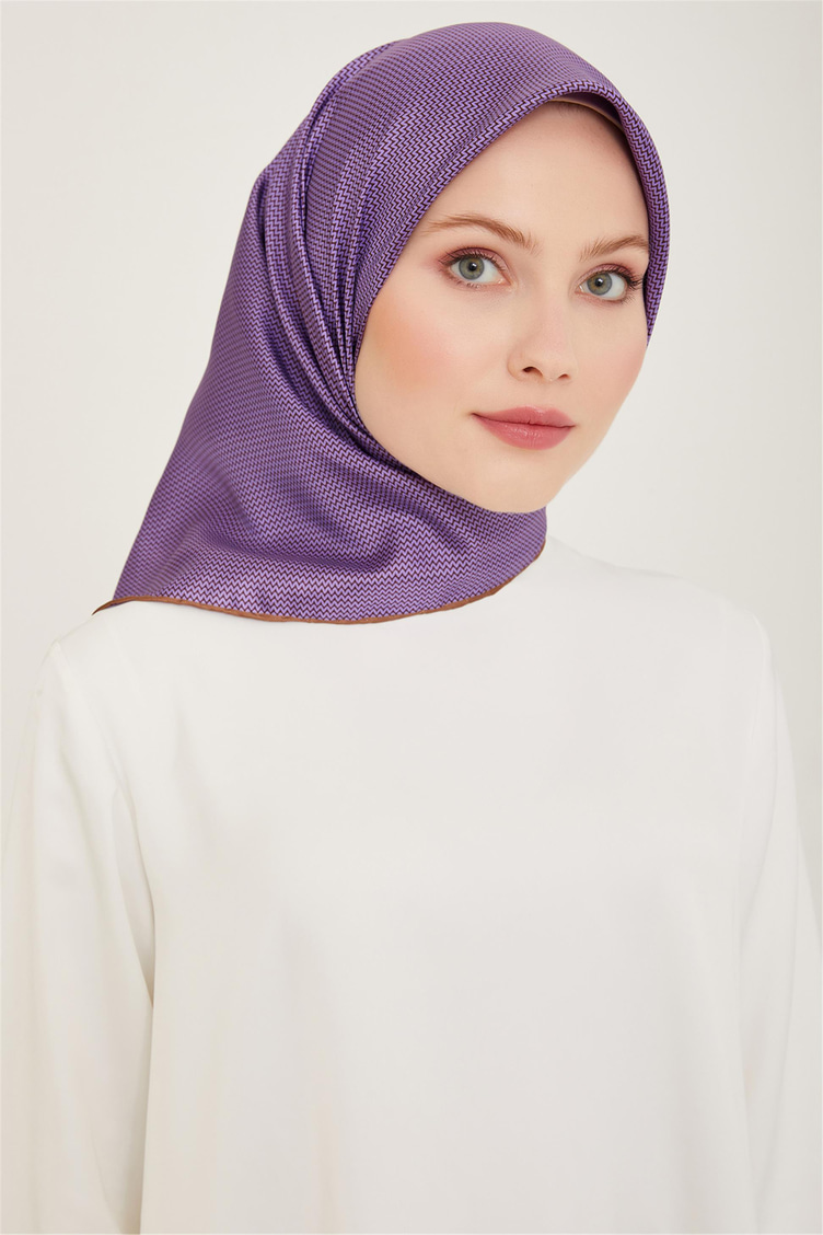 Belli Saf İpek Eşarp 4007D 03