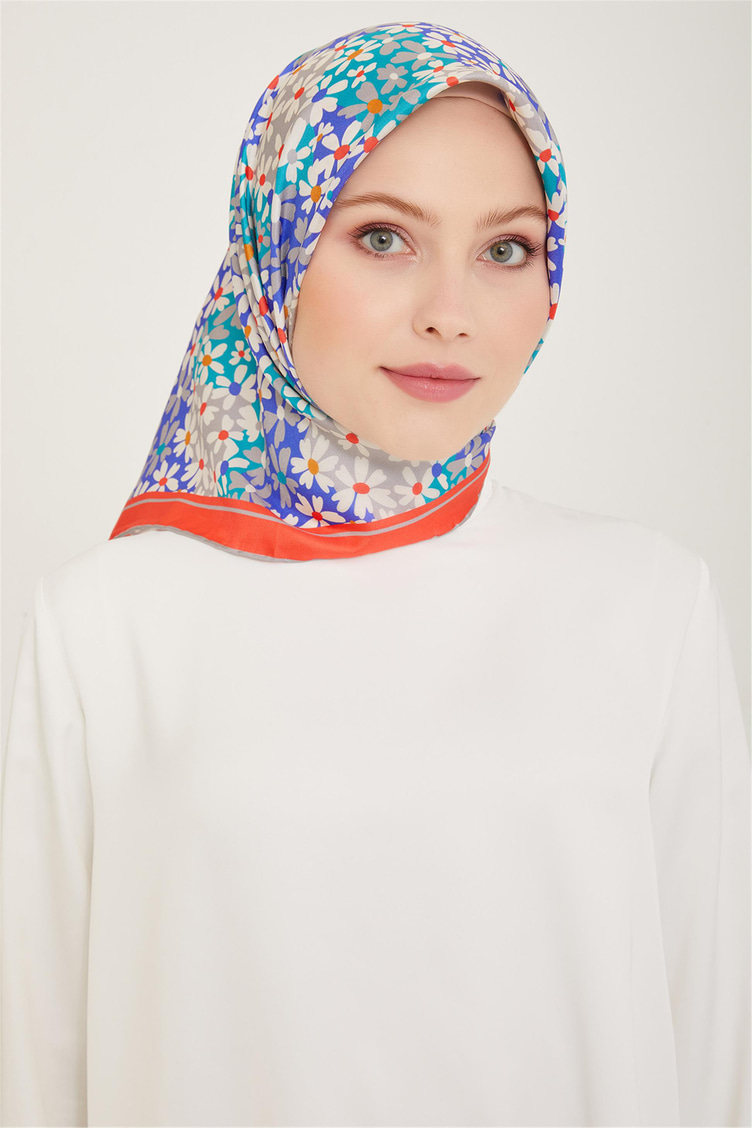 Belli Saf İpek Eşarp 4013D 52