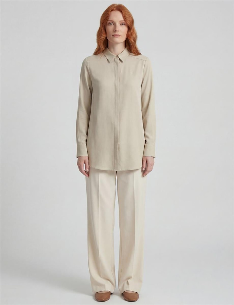Kayra Gömlek Krem - KA-Sz-11505
