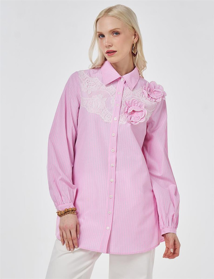 Kayra Tunik Şeker Pembe - KA-B26-21044