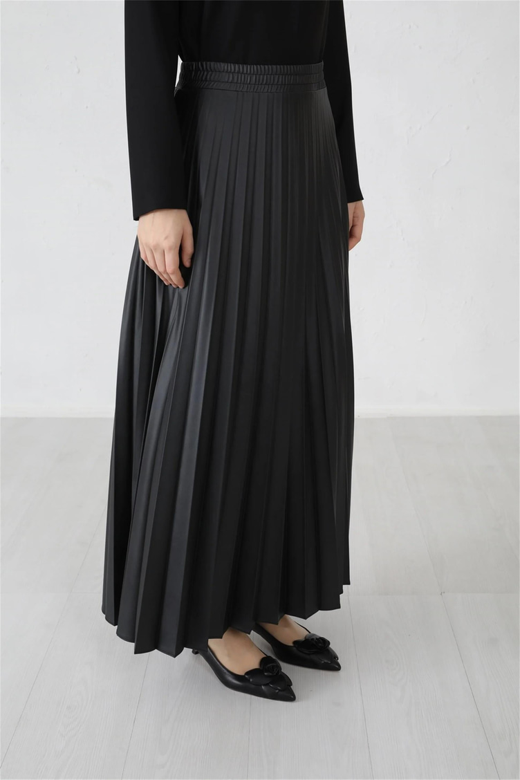 Mood Basıc Siyah Etek