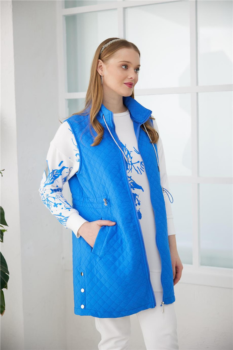 Mood Basıc Yelek İndigo