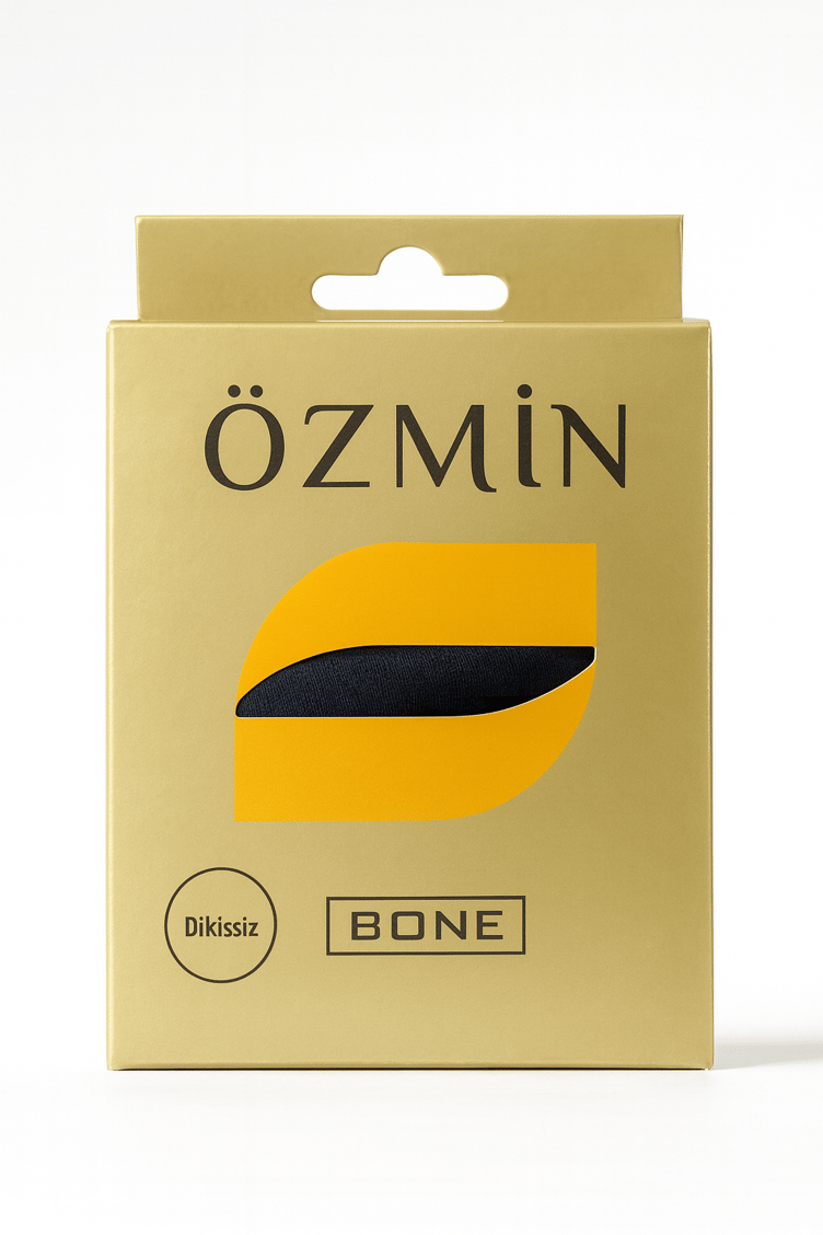 Özmin Dikişsiz Bone Siyah