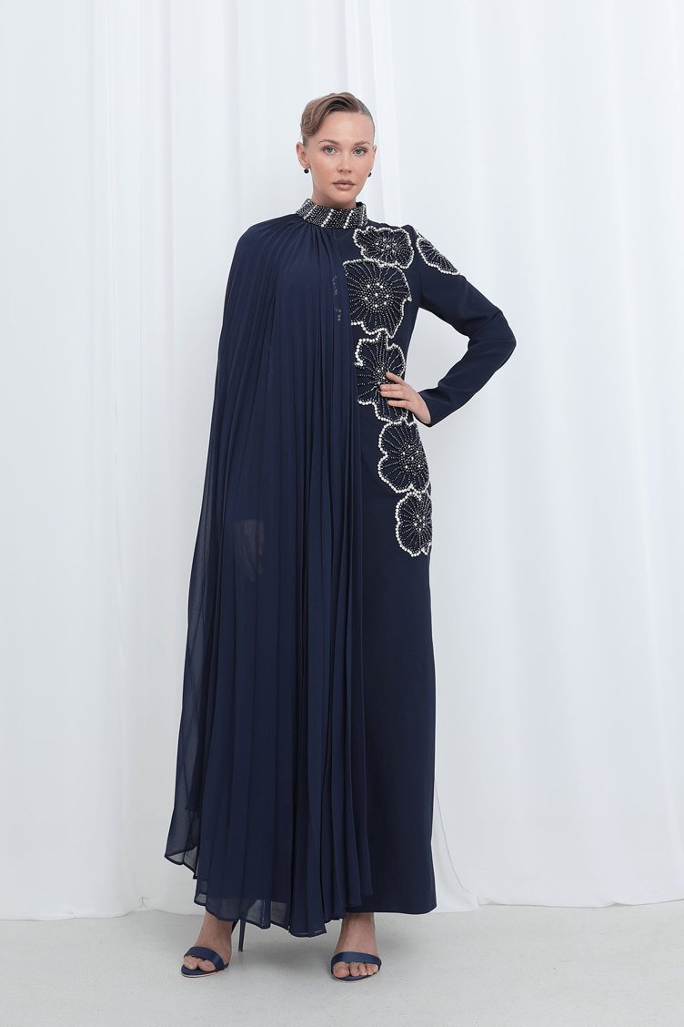 Puane Elbise 25YP17013 Navy