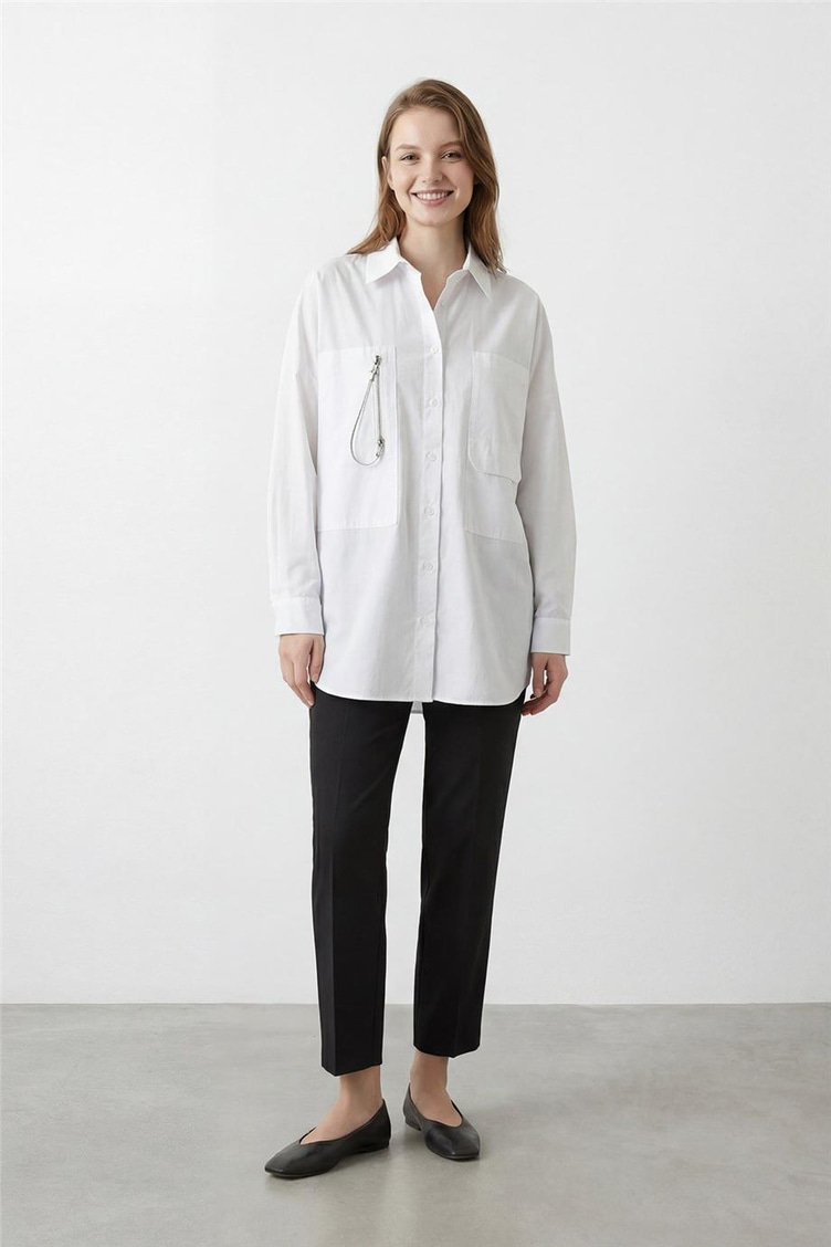 Puane Tunik Ekru - 26YP20727