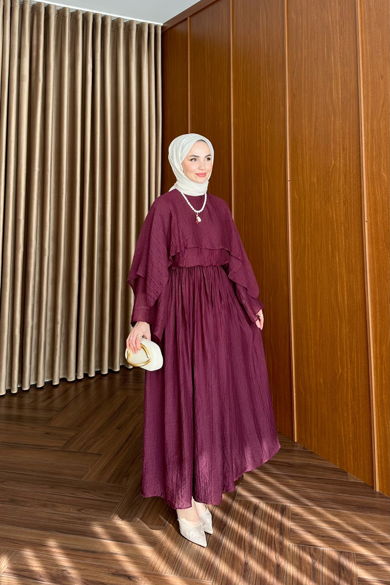 Fulia Üçlü Etek Takım - MÜRDÜM