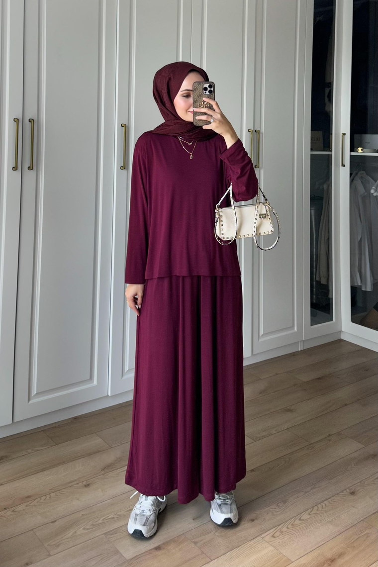 Lendor İkili Oysh Takım - BORDO