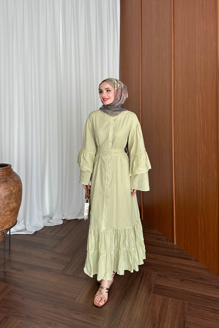 Mirya Volan Detay Elbise - ÇAĞLA
