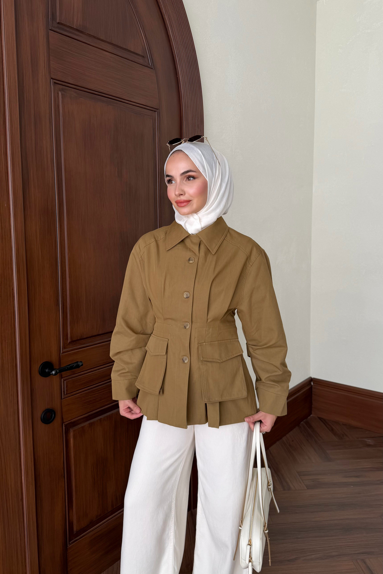 Akady Premium Trençkot - HAKİ