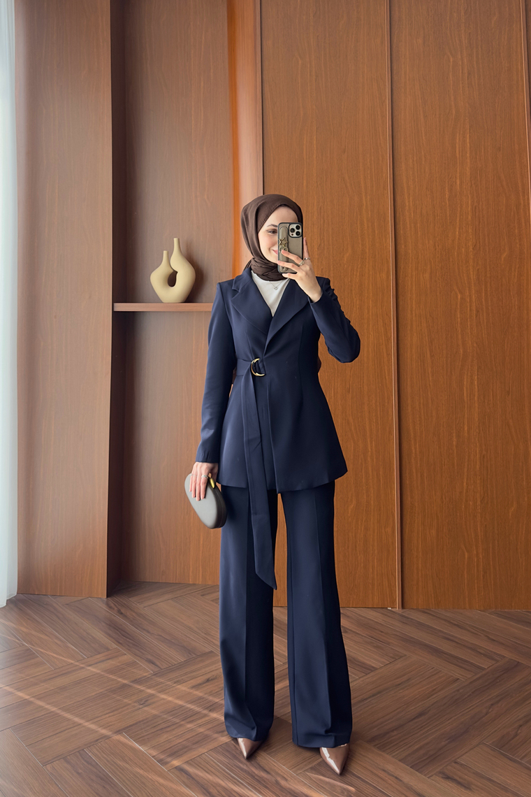 Alea Premium Pantolon Takım - LACİVERT