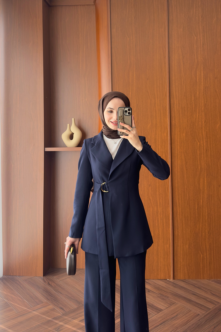 Alea Premium Pantolon Takım - LACİVERT