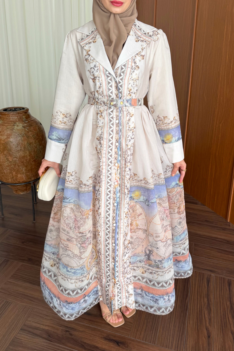 Almila Premium Elbise - LİLA