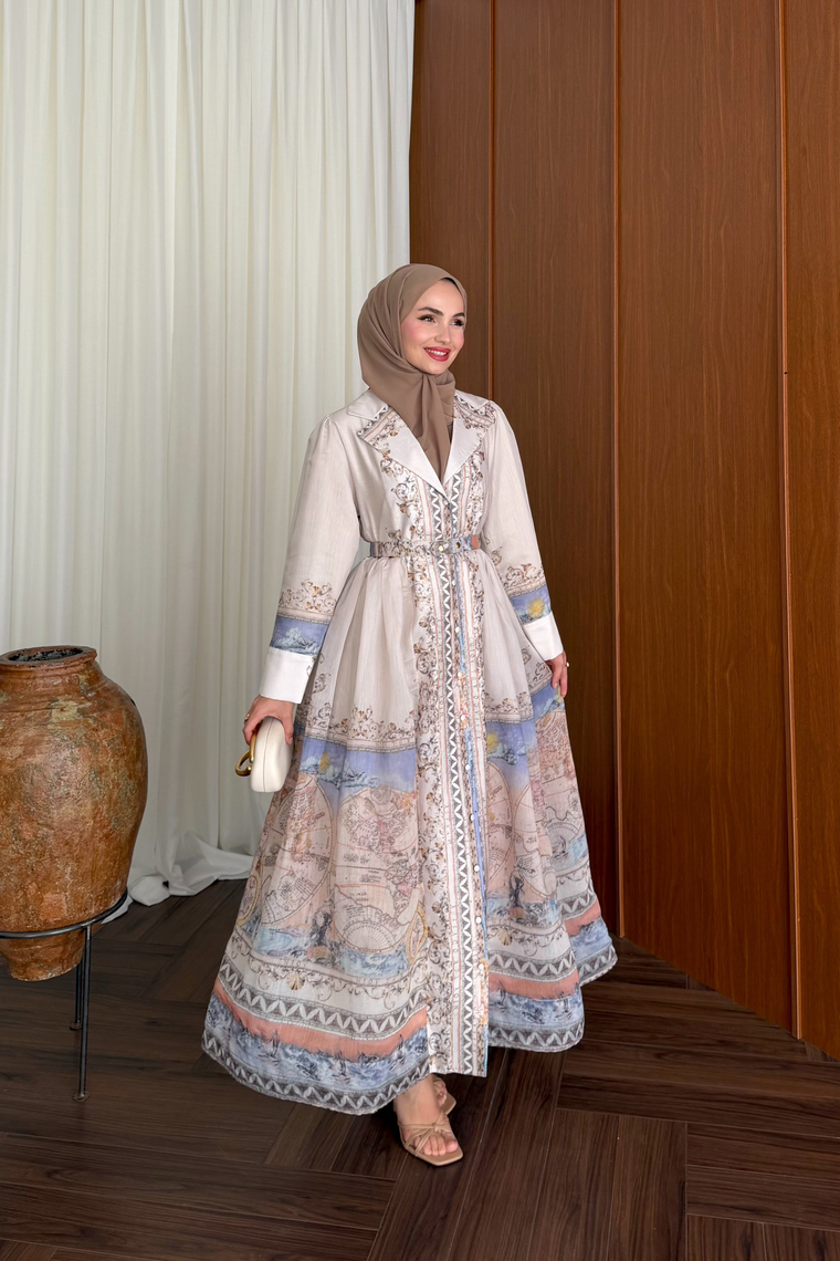 Almila Premium Elbise - LİLA