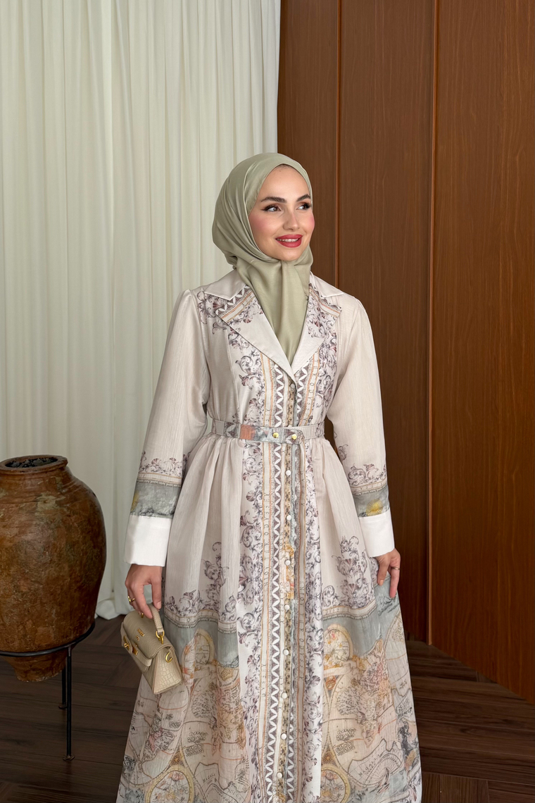 Almila Premium Elbise - MİNT
