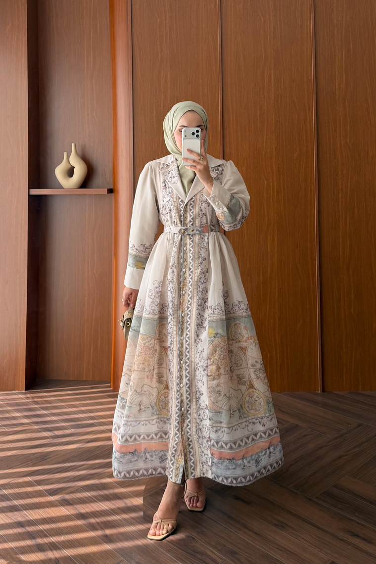 Almila Premium Elbise - MİNT
