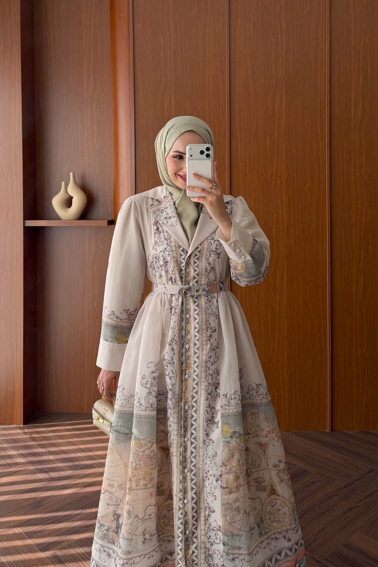 Almila Premium Elbise - MİNT