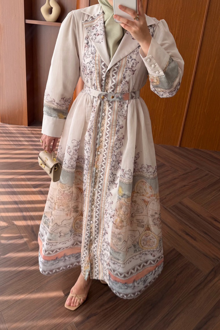Almila Premium Elbise - MİNT