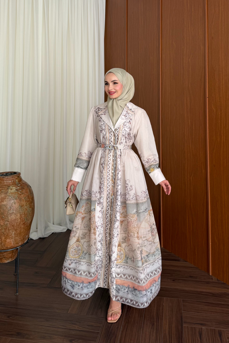Almila Premium Elbise - MİNT