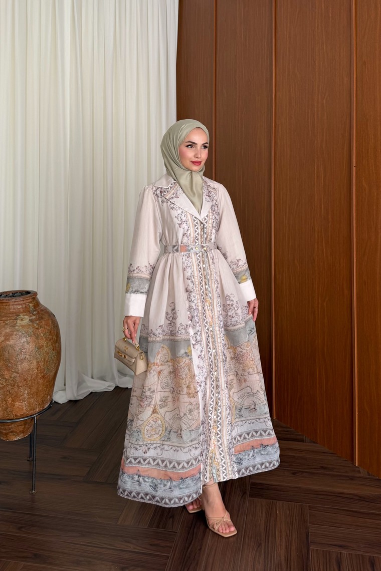 Almila Premium Elbise - MİNT