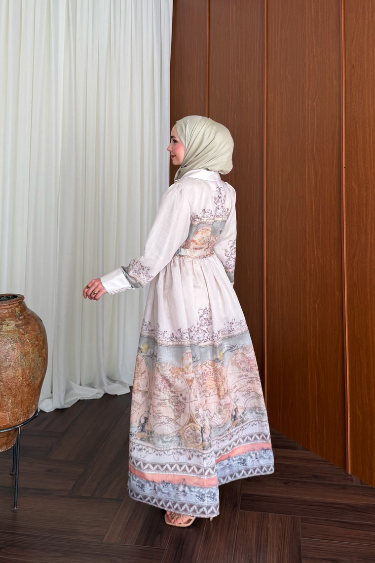 Almila Premium Elbise - MİNT