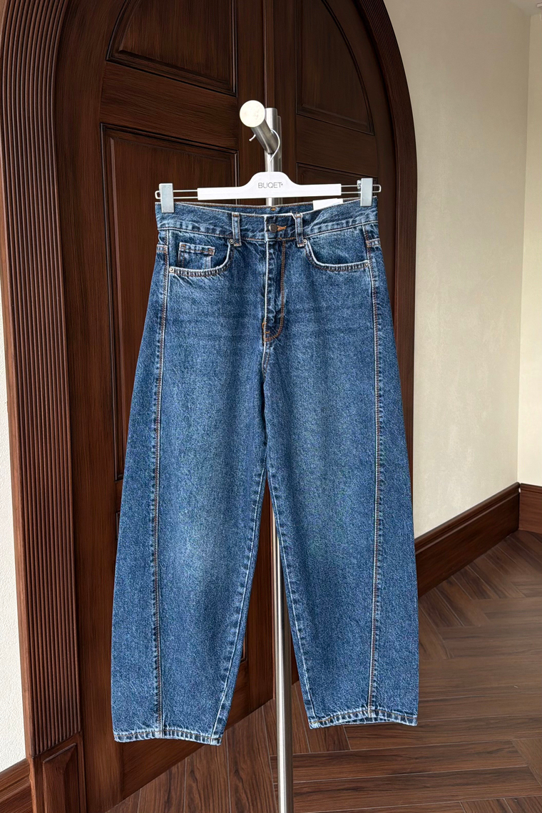 Barrel Parçalı Jean - DENİM
