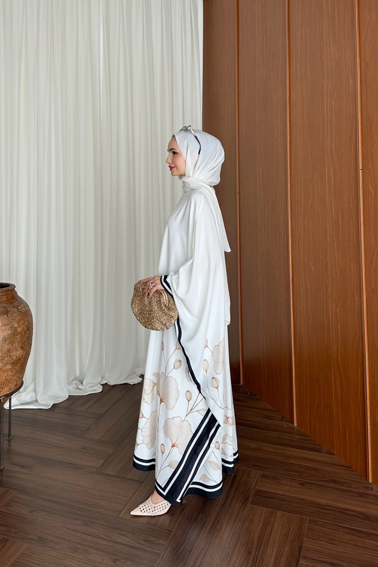 Elenora Kaftan Elbise - EKRU