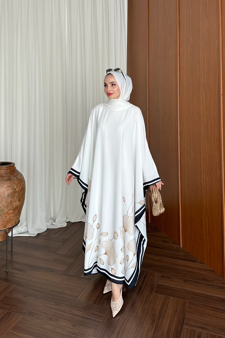 Elenora Kaftan Elbise - EKRU