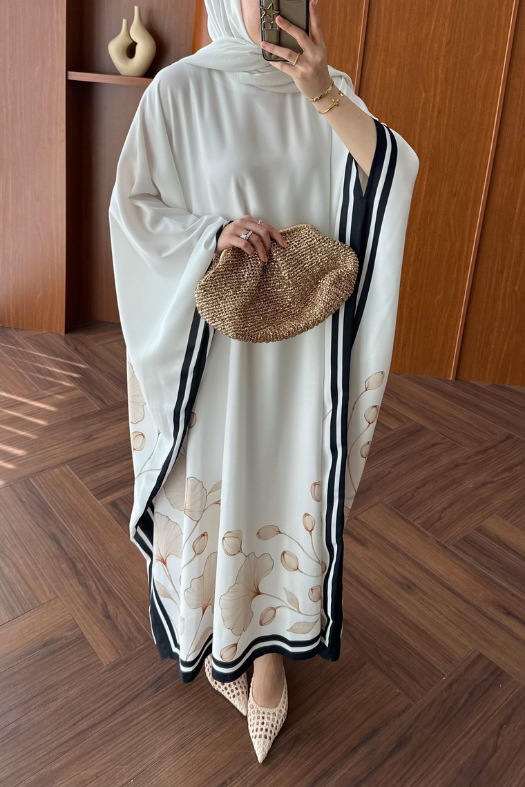 Elenora Kaftan Elbise - EKRU