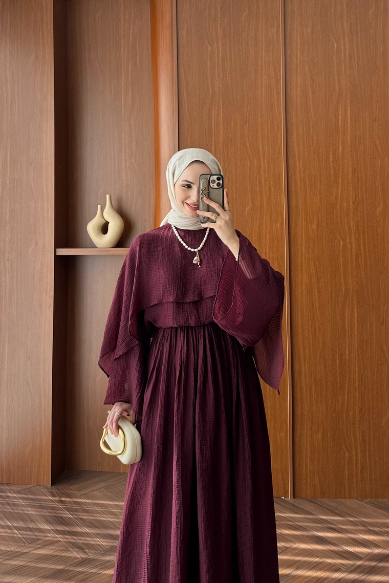 Fulia Üçlü Etek Takım - MÜRDÜM